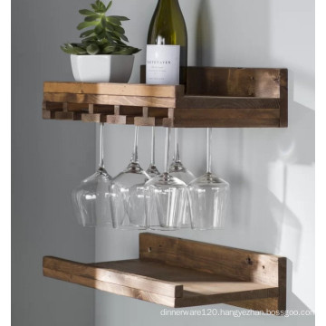 Hanging Make Solid wood wine glass rack